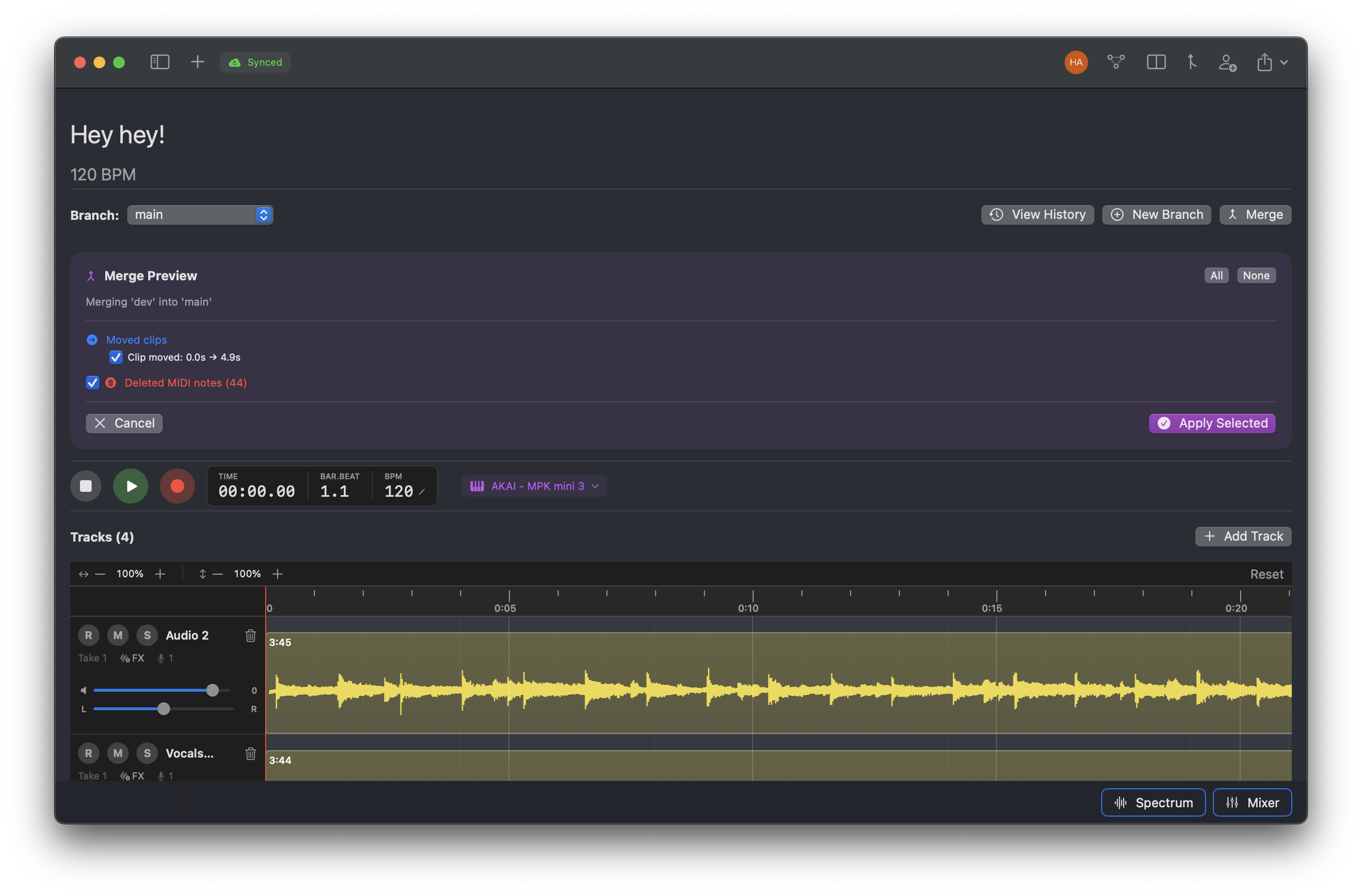 Merge preview